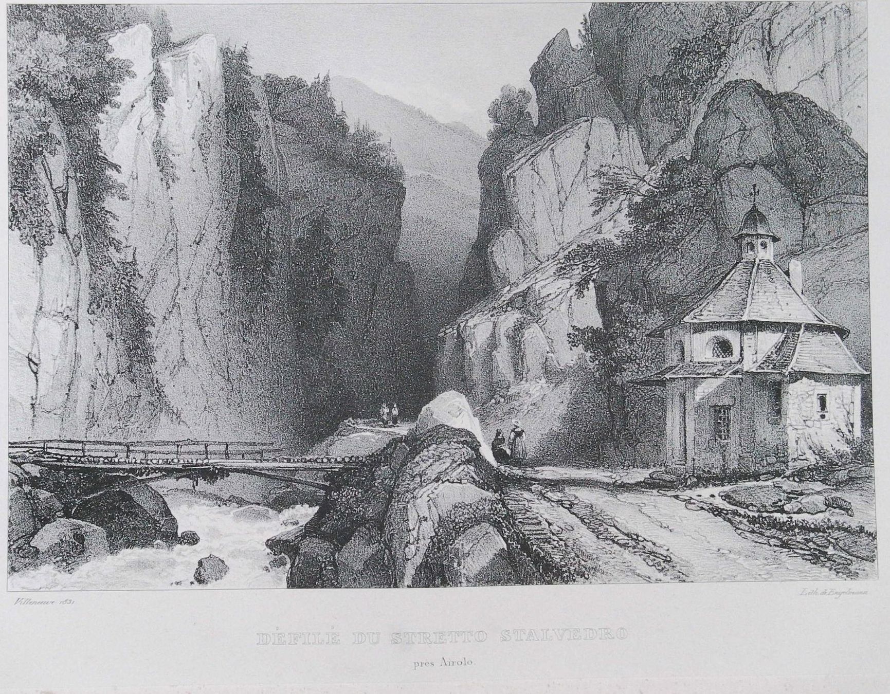 Gravures: Stalvedro grosse Lithographie  von Engelmann – D'occasion à Rafz par Helvet32 1