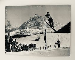 Foto Championnat de Ski à Chamonix Skispringer