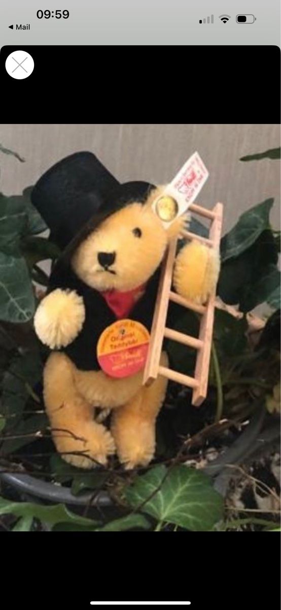 Disney Figuren: Teddybär von Steiff Kaminfeger – Neu und originalverpackt aus Mumpf von A_B_E