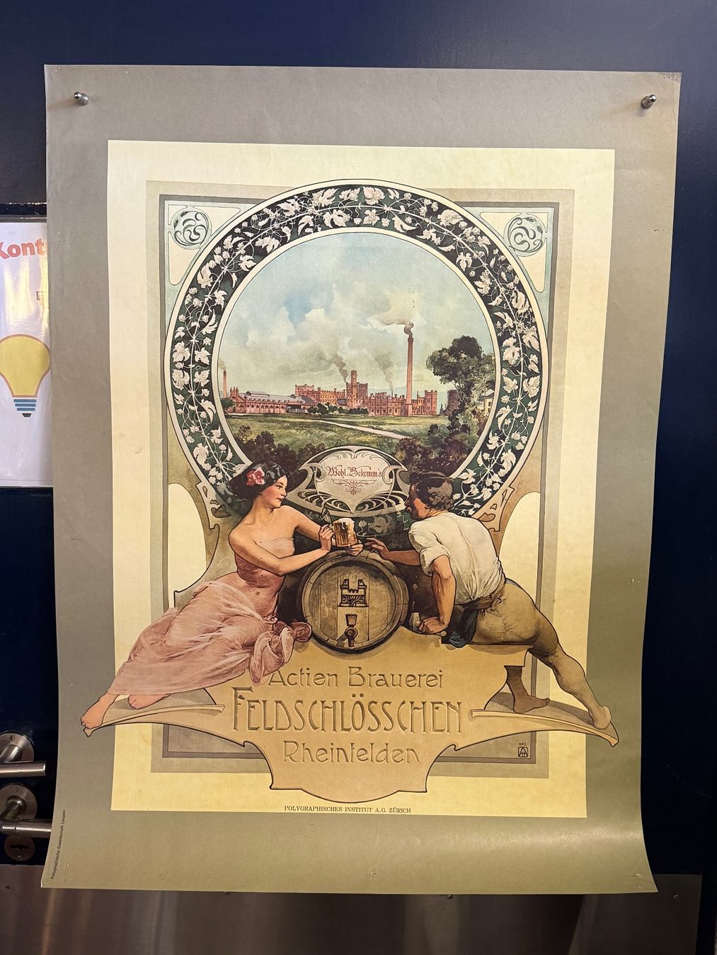 Foto & Immagini: Bier Feldschlösschen Rheinfelden Plakat – Usato da Bern venduto da Jwpm66
