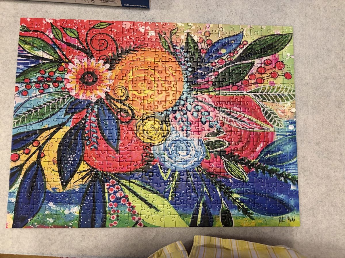 Ravensburger Puzzle: Puzzle Flowers 500 Teile – Usato da Laupersdorf venduto da eliza23