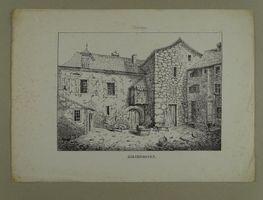 DIESENHOFEN, THURGAU, FEDERLITHOGRAPHIE 1840