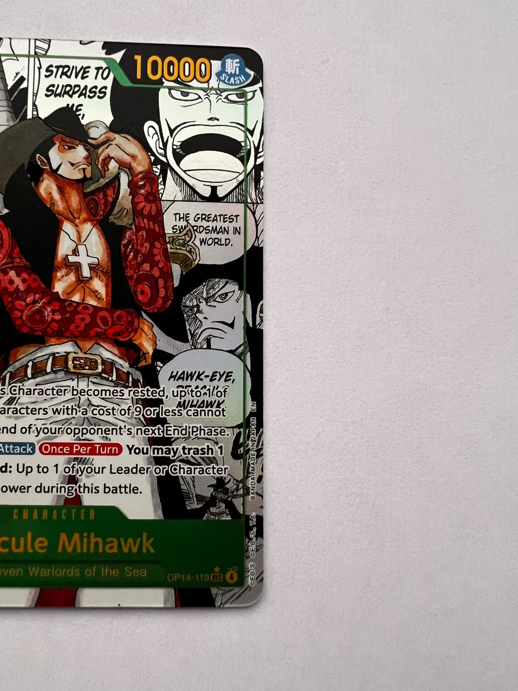 Bandai Carte collezionabili: Dracule Mihawk (Manga) - OP14-119 – Usato da Ilanz venduto da caui 9
