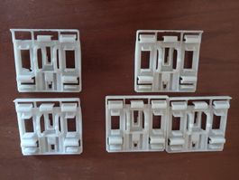 5x GM 90376182 Opel Omega A Halter Zierleiste Hecktür