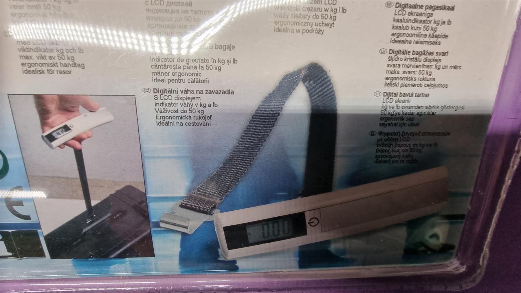 Bilance e pesi: Digitale Gepäckwaage bis 50kg – Nuovo e nell'imballaggio originale da Rebstein venduto da James-Dean 4