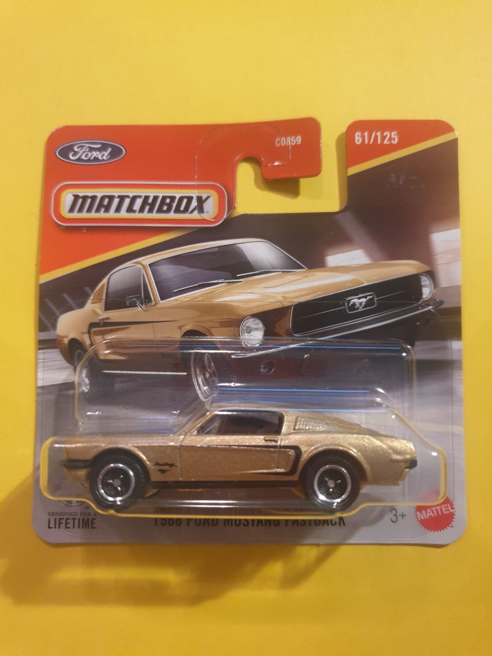 Matchbox Modellini d'auto: Matchbox 1968 FORD MUSTANG FASTBACK – Nuovo e nell'imballaggio originale da Oftringen venduto da Rotor 1