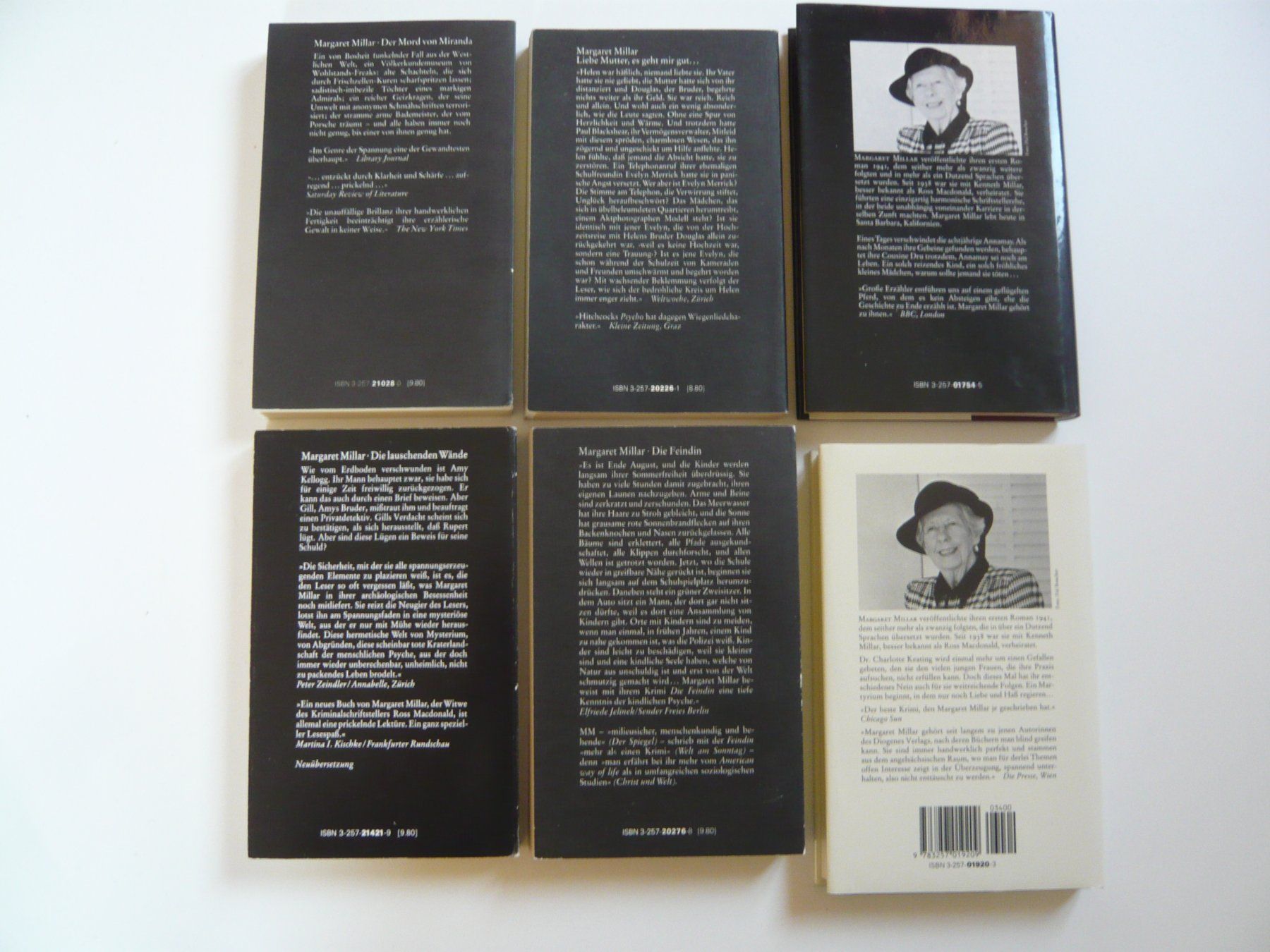 Libri: Margaret Millar, 6 Bücher – Usato da Reinach BL venduto da Ka-wum 1