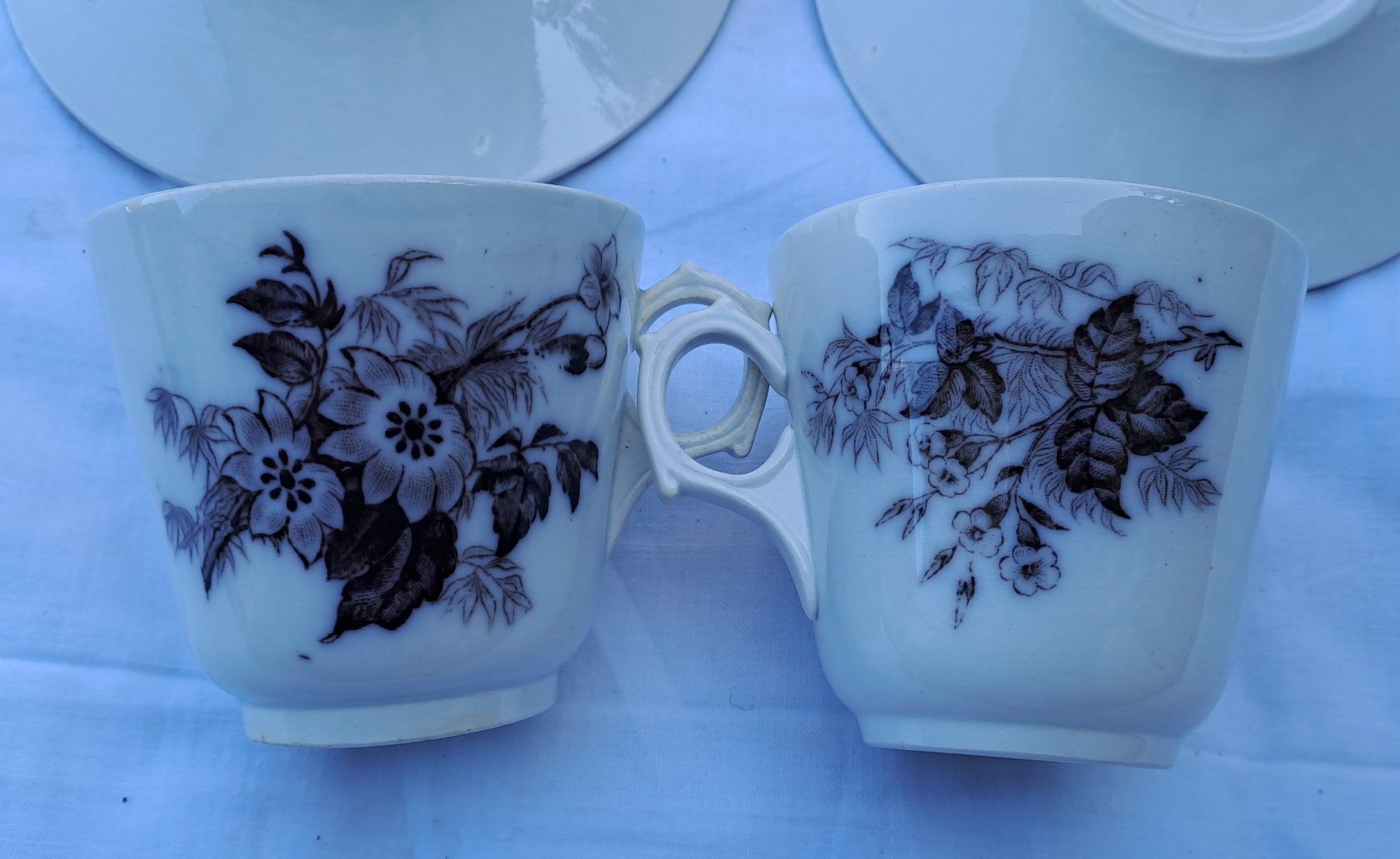 Tazze: 2 Tassen "Flore" Sarreguemines – Usato da Trogen venduto da Limboo 5