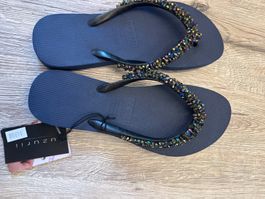 Uzurii Flip Flops, blau  , Gr. 35 / 36 Neu mit Etikett!