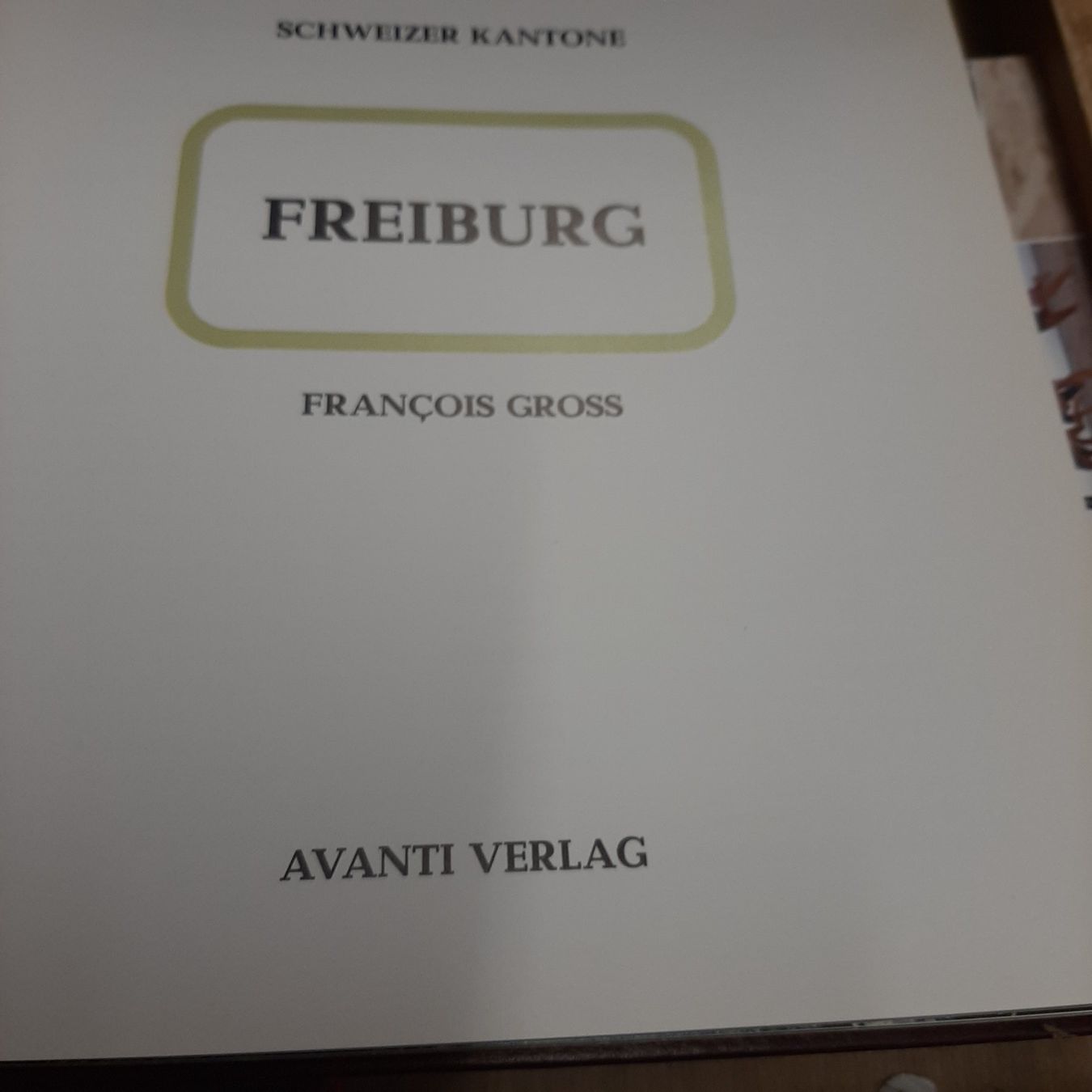 Libri: Schweizer Kantone ( Freiburg) – Usato da Zürich venduto da Schoebi19 1