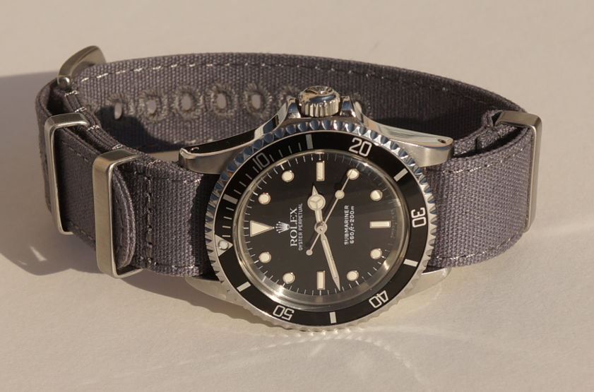 Cinturini per orologio: CANVAS NATO Strap Armband 20 mm grau – Nuovo e nell'imballaggio originale da Leipzig venduto da rheingold_watches 5