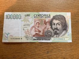 Italienische 100‘000 Lire Note, 1994