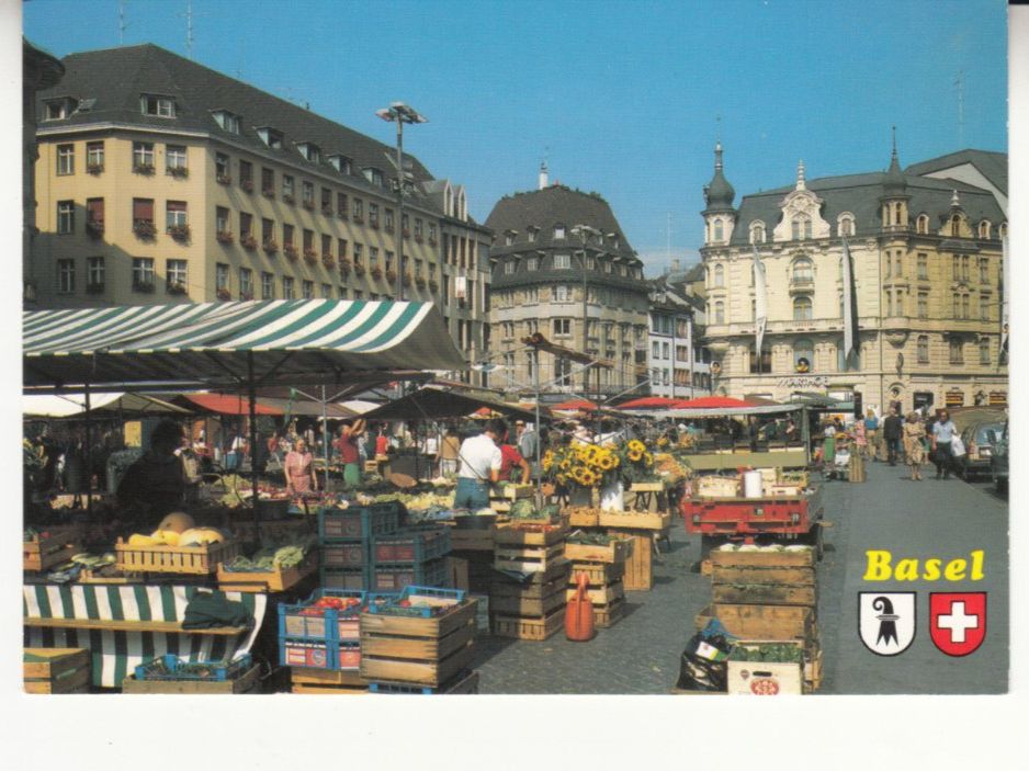 Cartoline postali: Basel ca. 1980 – Usato da Bürglen TG venduto da StampGraf