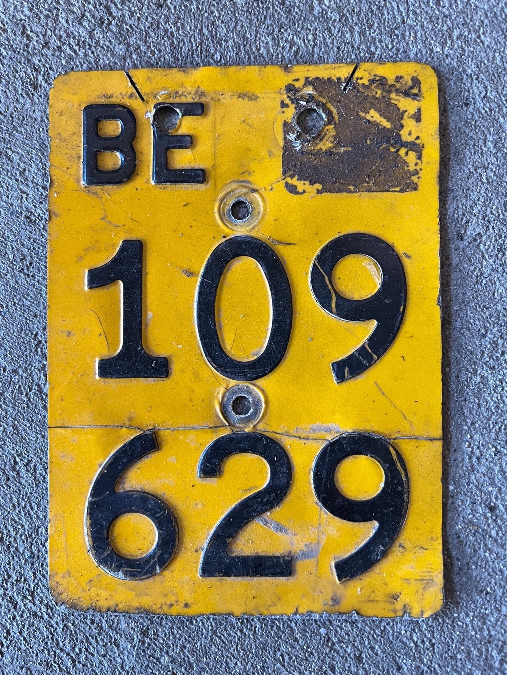 Puch Mofa-Ersatzteile: BE Mofa Nummernschild – Gebraucht aus Fahrni b. Thun von berger_tuning34