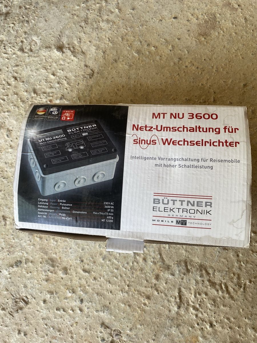 Interruttori: Büttner Netz-Umschaltung MT NU-3600 – Usato da Breitenbach venduto da Tira123