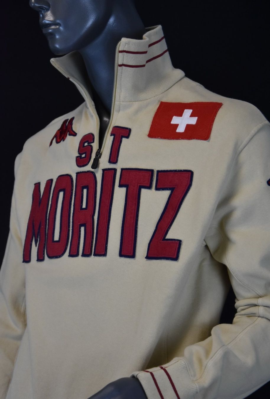 Kappa Maglioni & Felpe: Kappa Herren Pullover St. Moritz Suisse /Lp:129 Fr/Gr.M/NEU – Nuovo e nell'imballaggio originale da Wohlenschwil venduto da ABC-Vintage 2