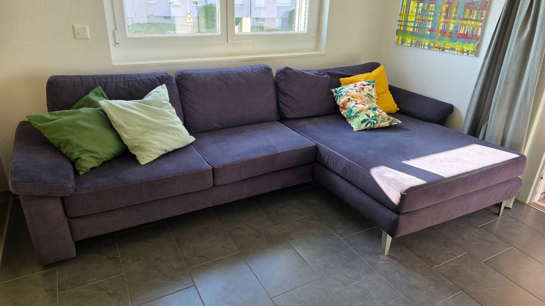 Sofas: Für 1 Franken: Ecksofa in Anthrazit / gebraucht – Gebraucht aus Dübendorf von RI13 2