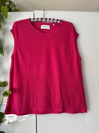COLLECTIF MON AMOUR pinkes Shirt 100% Leinen Gr. M