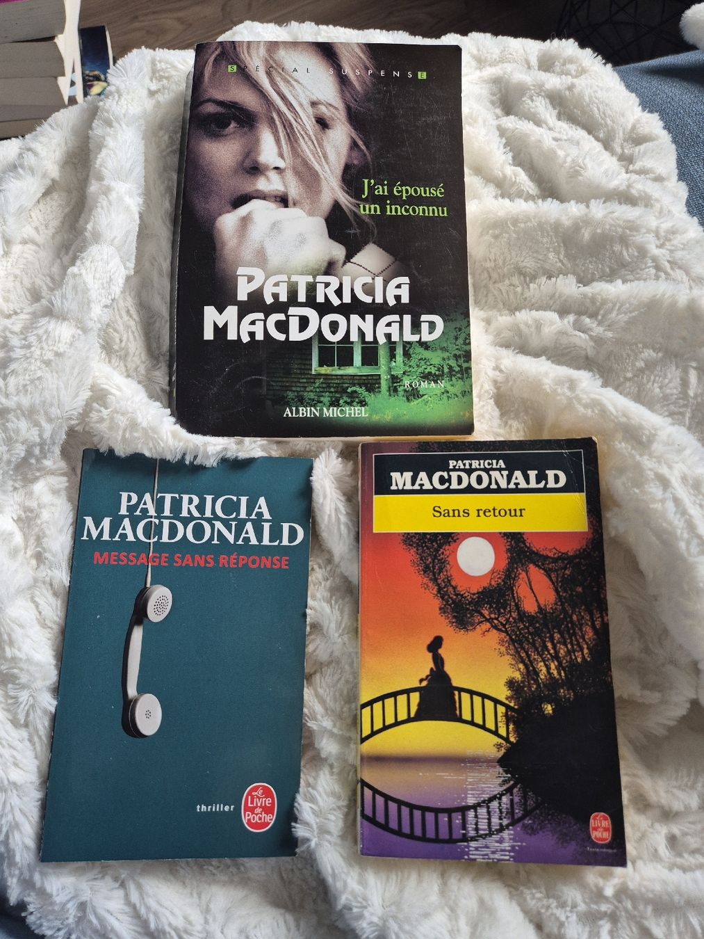 Libri: Lot de 3 romans de Patricia MacDonald – Usato da Courfaivre venduto da LRolle
