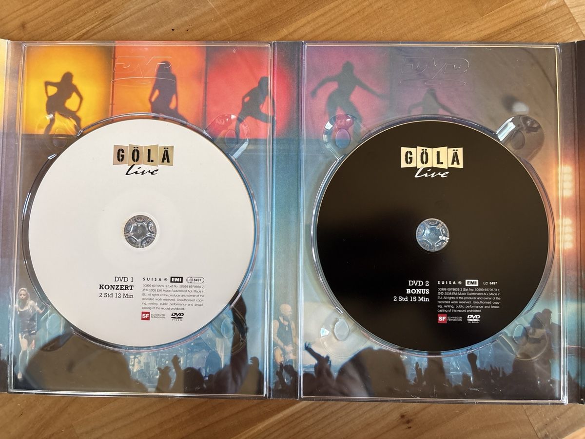 Tutti i DVDs: DVD von Gölä Live / 2008 Jubiläumkonzert – Usato da Rümlang venduto da Sambas19 2