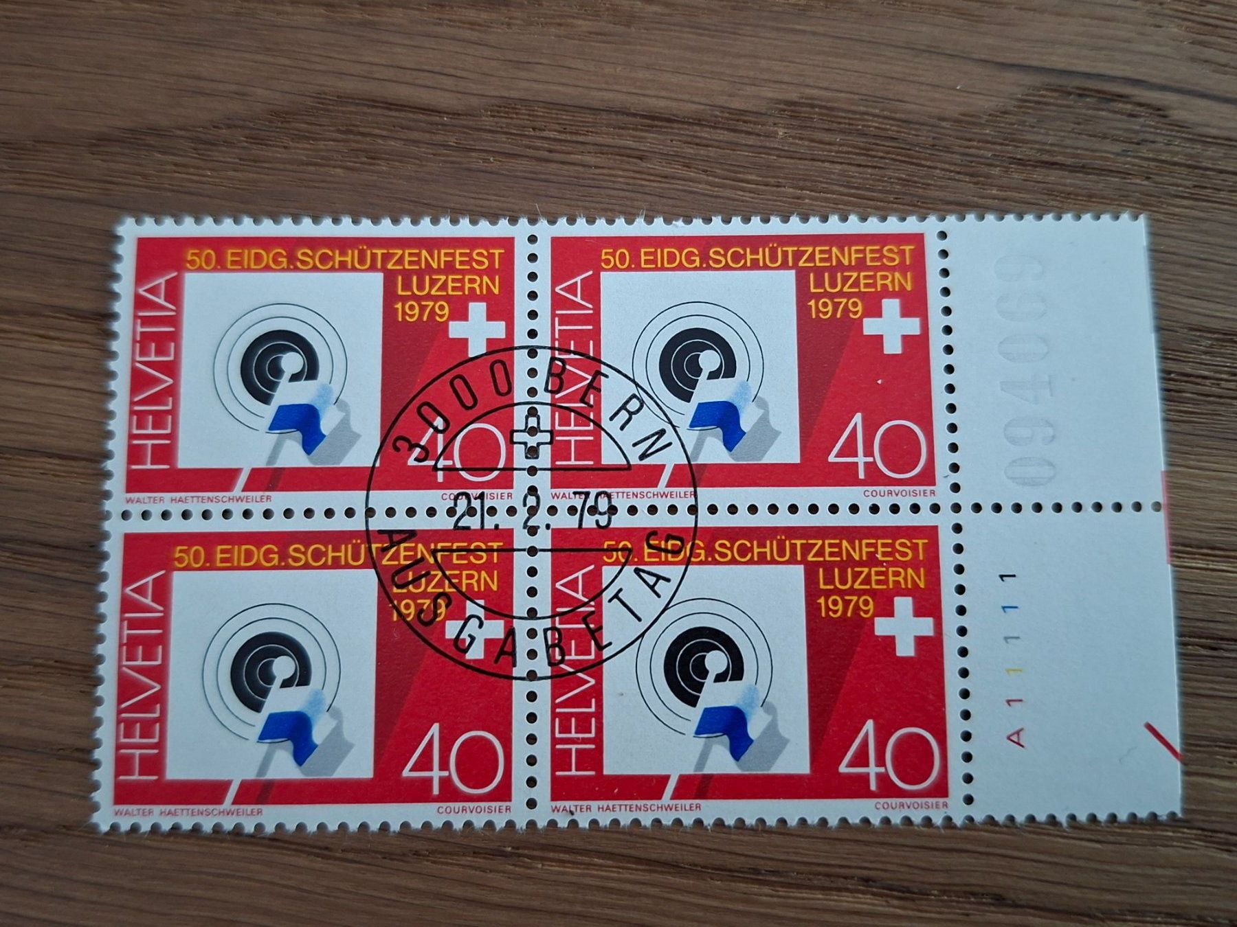 Tutti i francobolli: 4er Blocks: Werbemarken I 1979 – Nuovo (secondo la descrizione) da Hinterkappelen venduto da 1399 4