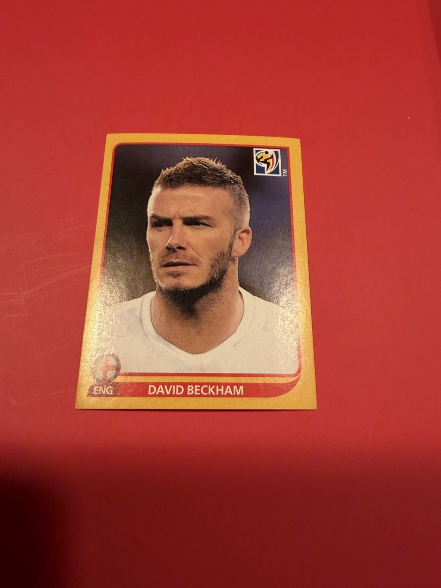 Panini Carte collezionabili: Beckham panini WM 2010 Swiss Edition – Usato da Treyvaux venduto da goali1fcea