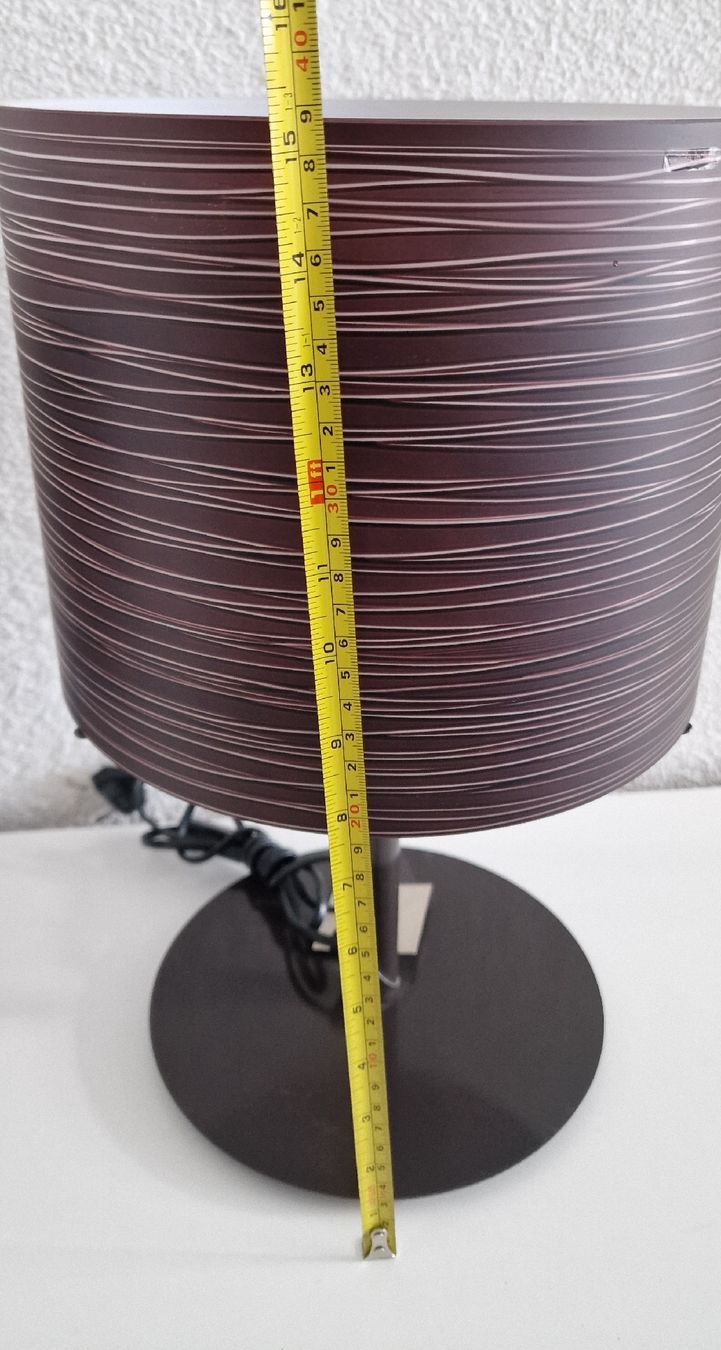 Lampade: Schicke Nachttischlampe Braun – Nuovo (secondo la descrizione) da Werdenberg venduto da Siril1 4