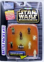 STAR WARS MICRO BATTLE PACKS #15 ENDOR VICTORY GLOW ‪1997