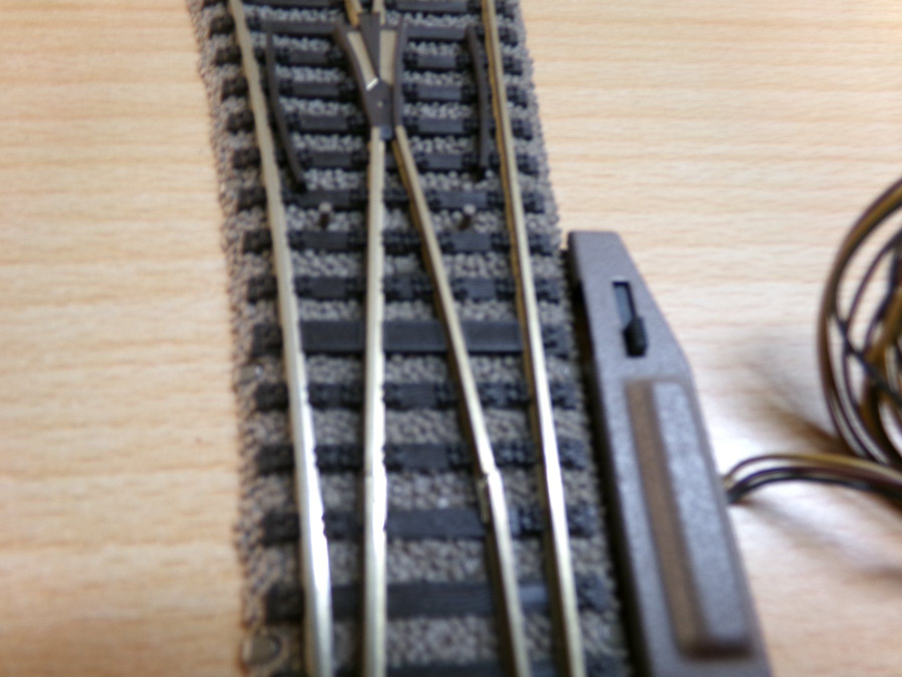 Fleischmann H0 Profigleis Weiche links 6140 mit Antrieb ohne (Gebraucht ...