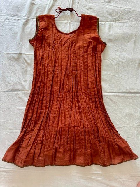 Robes: ORANGES KLEID IN DER GRÖSSE S – D'occasion à Honau par sainj 1
