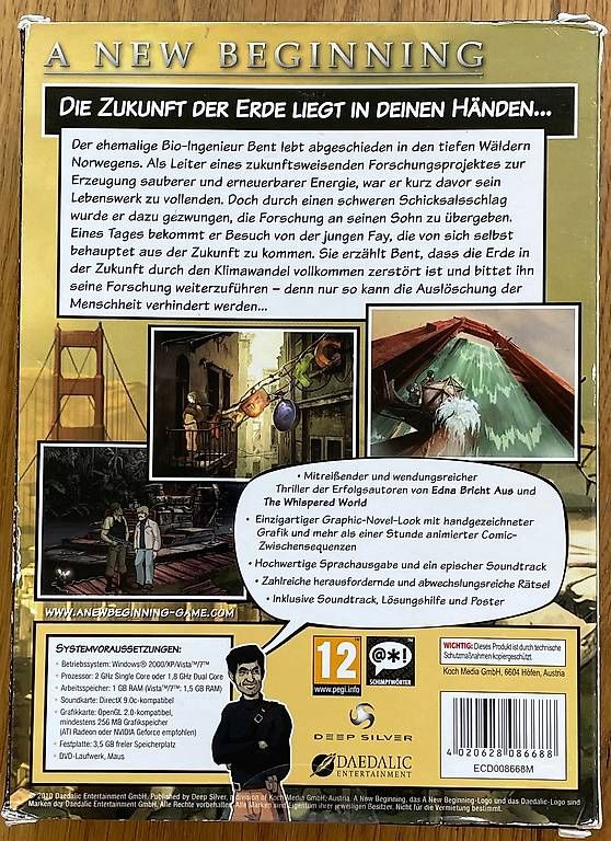 Giochi: A New Beginning - PC Adventure Spiel – Usato da Aesch ZH venduto da Buckwild 1