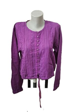 NEU! BOOM BABA Bluse Stickerei ca. Gr. L Hippie Boho Chic