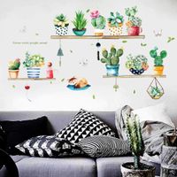 Kaktus-Design-Wandaufkleber - Cactus  Design Sticker Mural