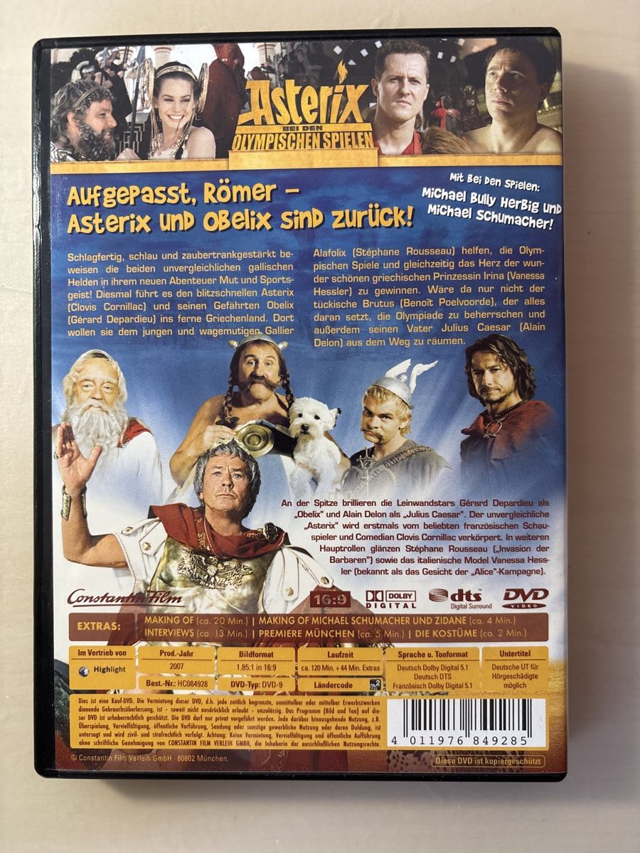 Tutti i DVDs: Asterix Bei Den Olympischen Spielen – Usato da Ruswil venduto da Slivio_ 1