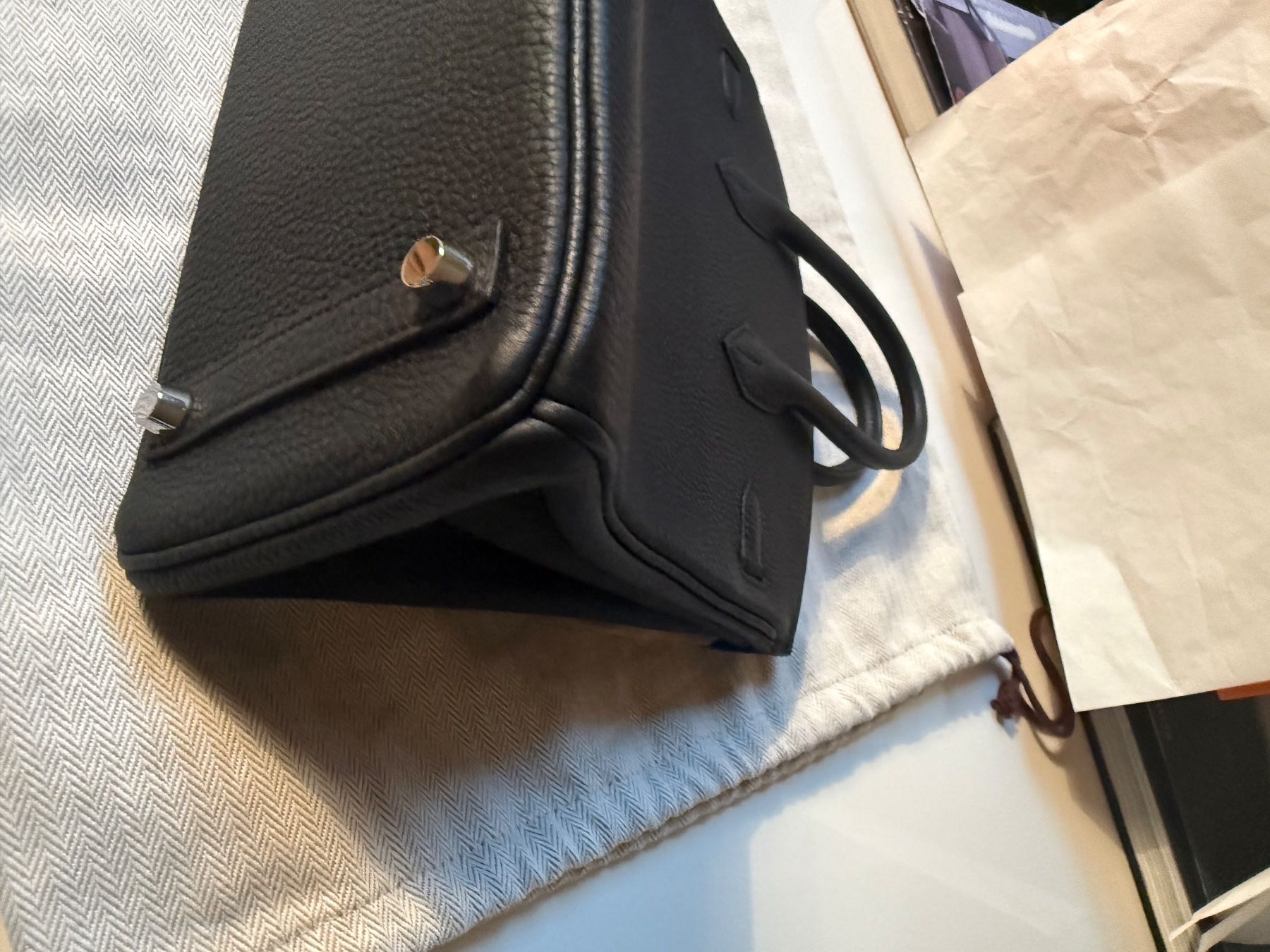 Hermès Borse da donna: Hermès Birkin 25 Togo Black PHW – Usato da Kilchberg ZH venduto da rac_q8jf 4