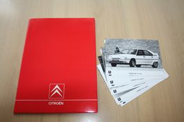 Citroen BX 16 Valve Pressemappe/Fotos von Genf  1988