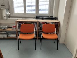 2 Designstühle Anonima Castelli – Italien, Mid-Century, oran