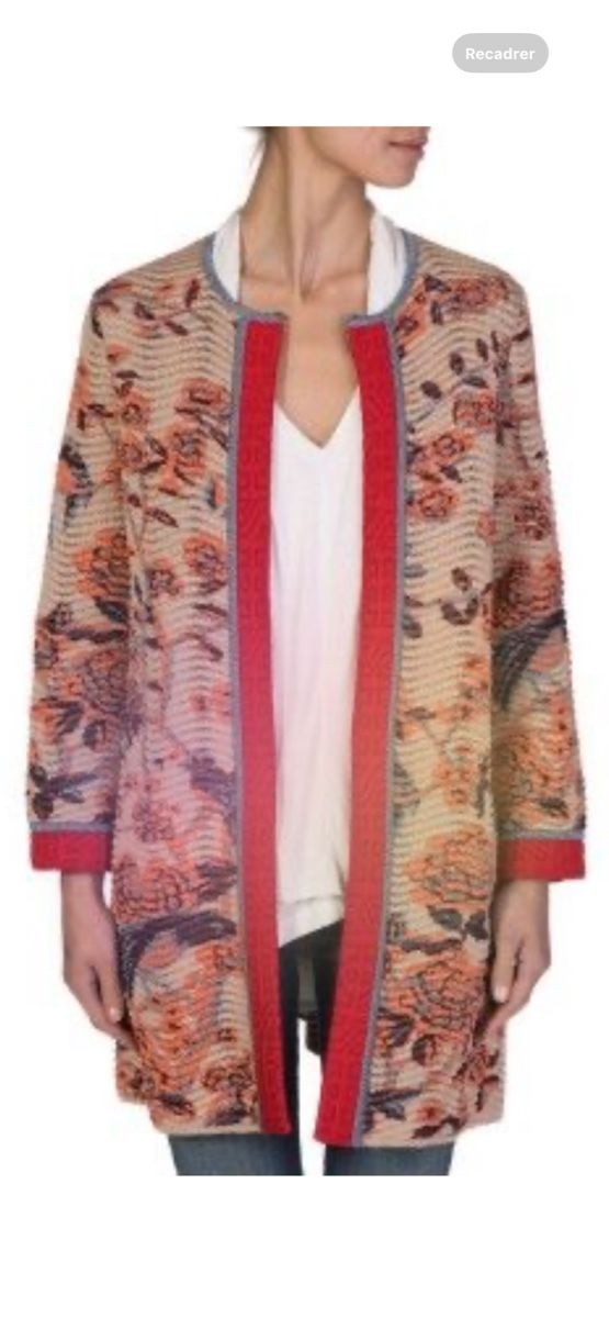 Missoni Giacche: Missoni Veste Longue Imprimée Fleurs - Taille M – Nuovo (secondo la descrizione) da Préverenges venduto da nad_tm7g 2