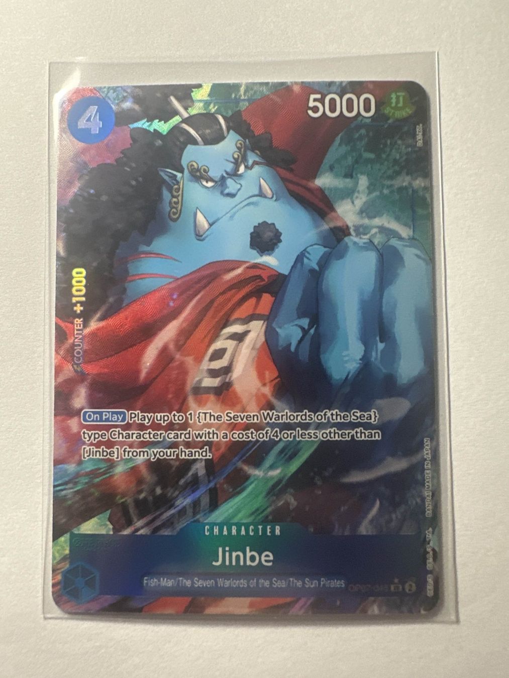 Bandai Carte collezionabili: One Piece Jinbe (OP07-045) – Usato da Aesch BL venduto da LeekTCG
