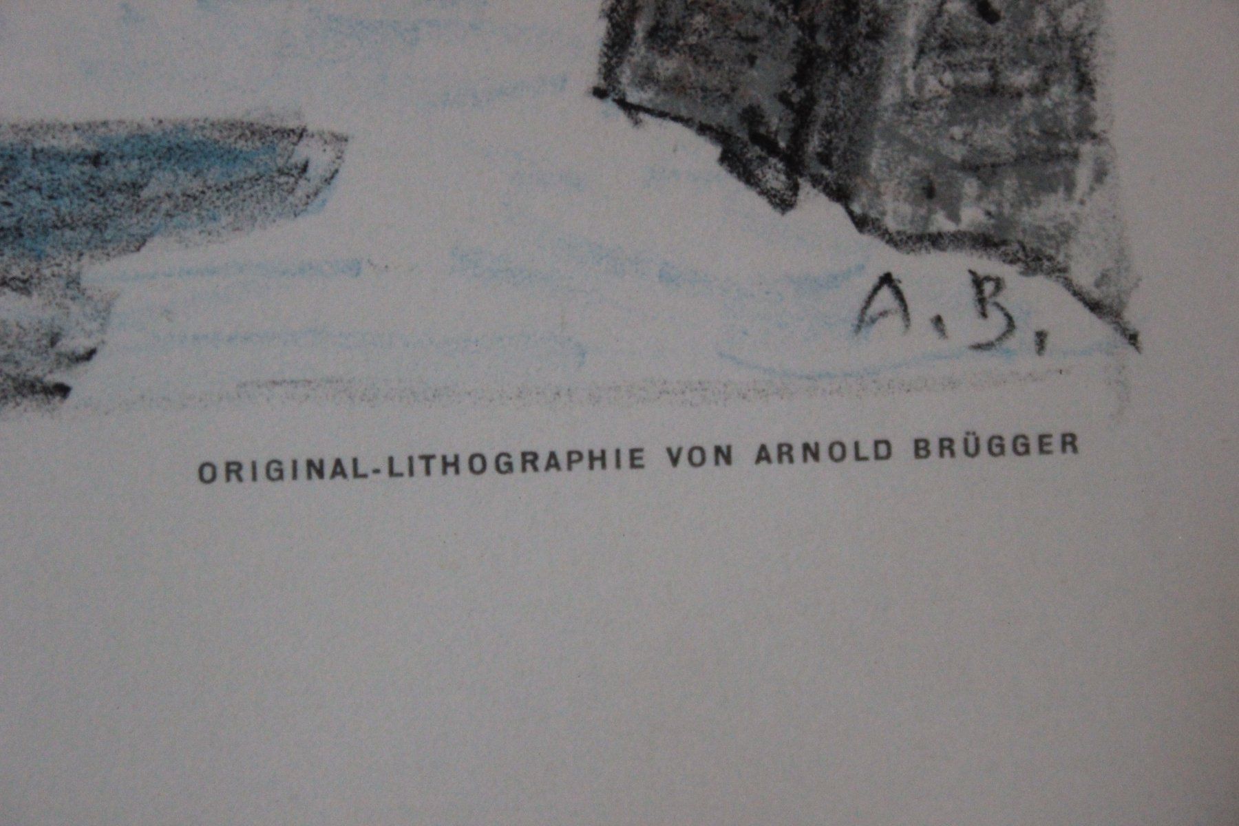 Arts picturaux & lithographies: Arnold Brügger 6 Lithographien – D'occasion à Basel par Upps_23 8