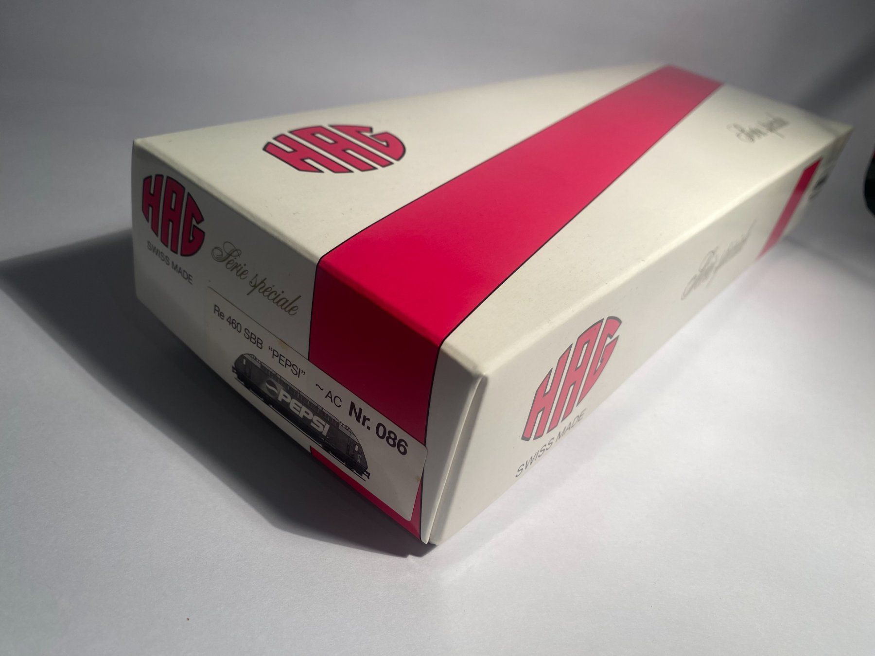 Hag Modelleisenbahnen: HAG E-Lok SBB RE460 PEPSI, AC Analog – Gebraucht aus Buchrain von Modellbahn11 9