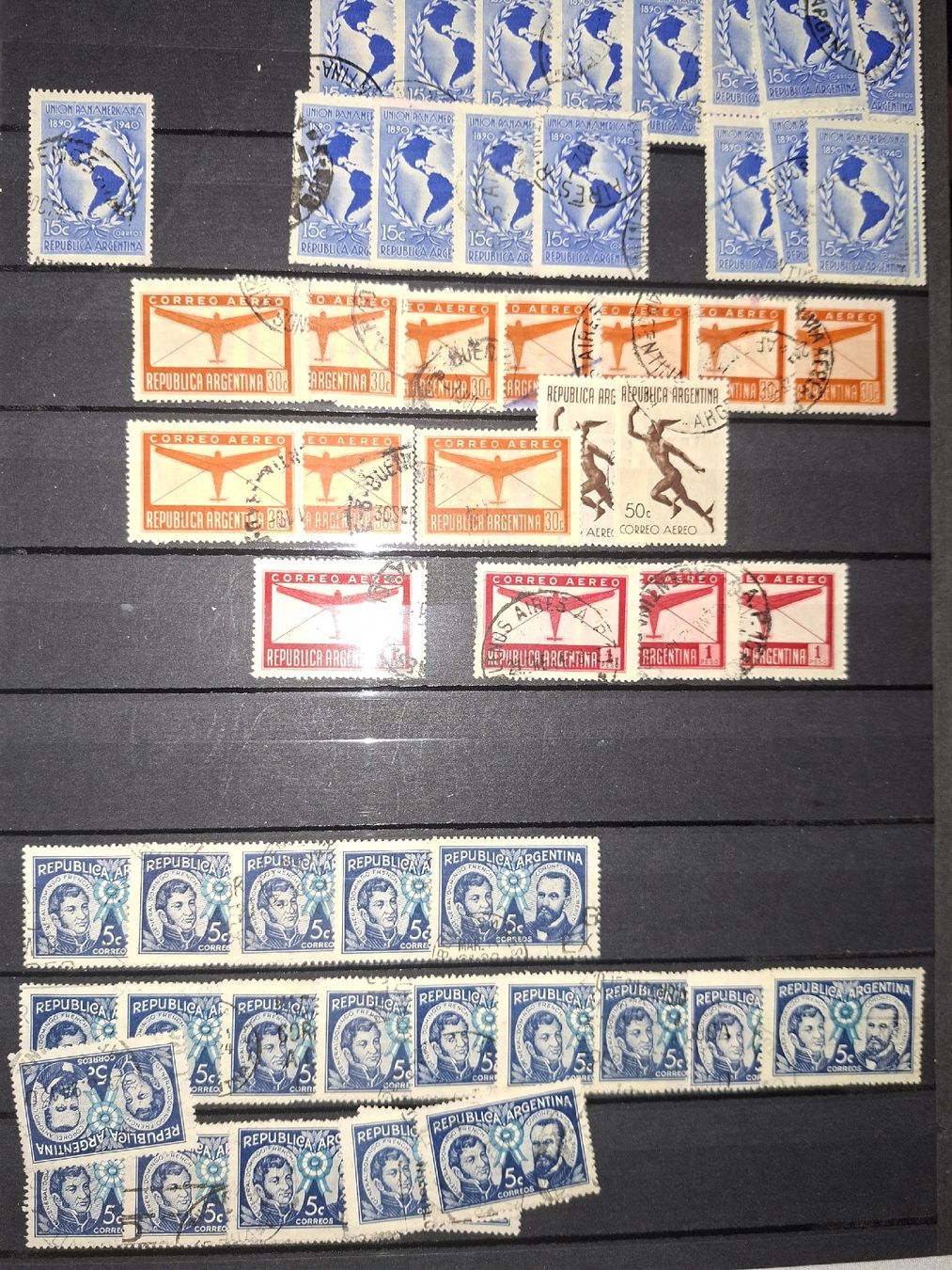 Tutti i francobolli: Dublettensammlung Argentinien  – Usato da Balgach venduto da SIMEON27 7