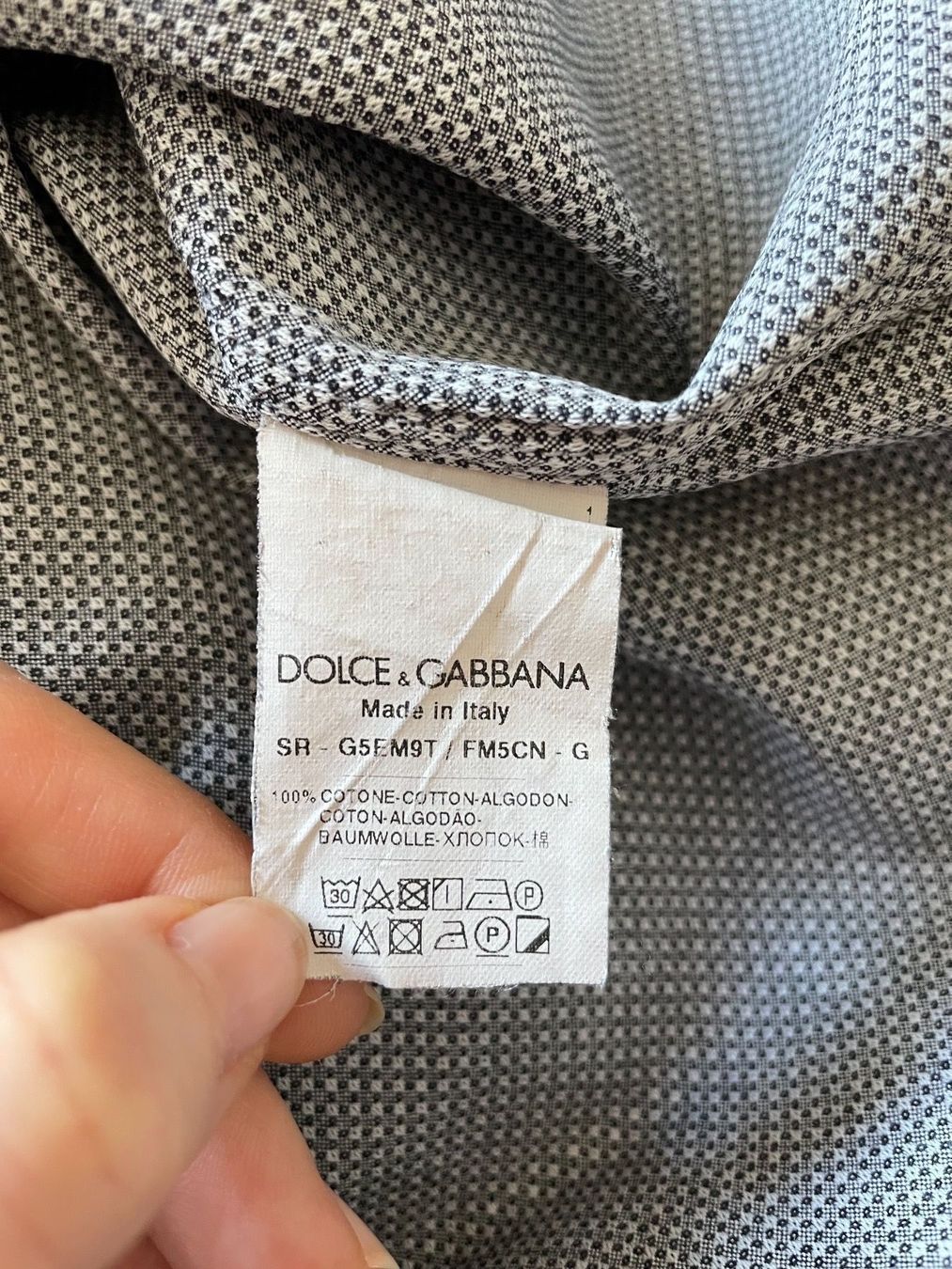 Dolce & Gabbana Hemden: DOLCE & GABANNA 18/45 Shirt – Gebraucht aus Zug von dmjtita 5