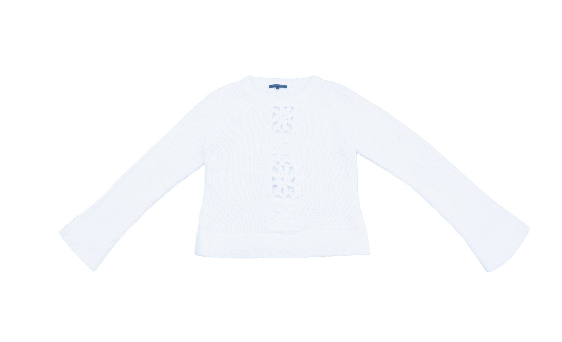 Maglioni & Felpe: Pullover Vintage Strick Optik weiss Grösse M L – Usato da Rheinfelden venduto da womanskirtSecondhand