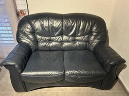 Echtleder Sofa 