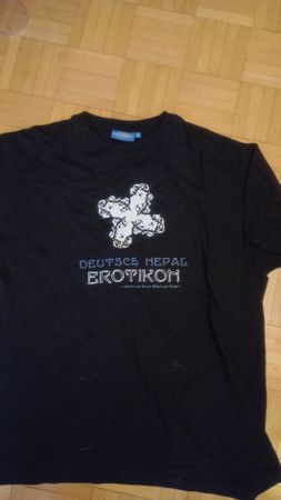 Deutsch Nepal Vintage Erotikon T-shirt XL Industrial 