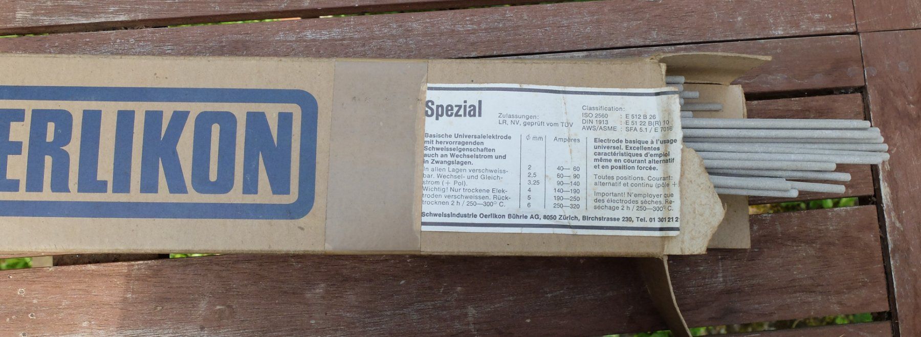 Oerlikon Saldatori: Elektroden-Schweissgerät, Elektroden – Usato da Hagendorn venduto da Versaboss 4