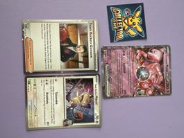 Pokemon Team Rocket Promo Set Mega cool Mauzi Mewtu Giovanni