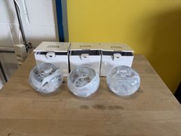 Kosta Boda Windlichter Cool Moon 3 Stück neu in OVP