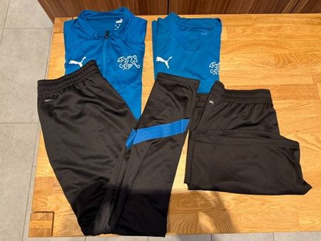 Puma SFV Trainingsset blau schwarz Grösse L/XL neuwertig